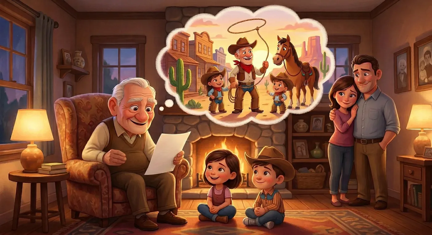 Grand-père cowboy